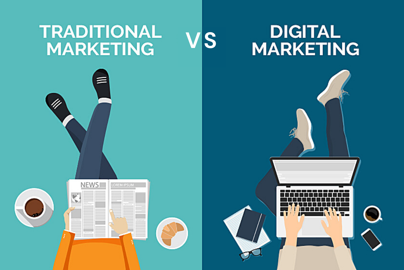 Marketing Tradicional vs. Digital: Entenda as Dinâmicas